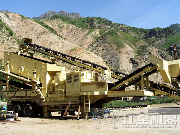 移動式破碎站生產現場 移動式破碎站生產現場