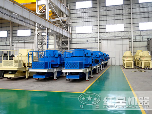 制砂機廠家車間一角 制砂機廠家車間一角