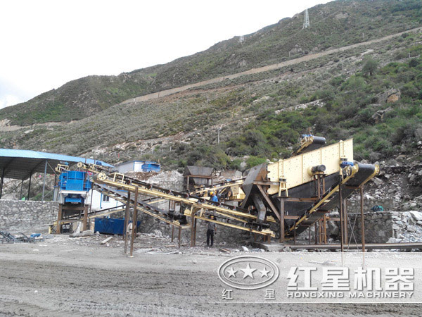 制砂機施工現場