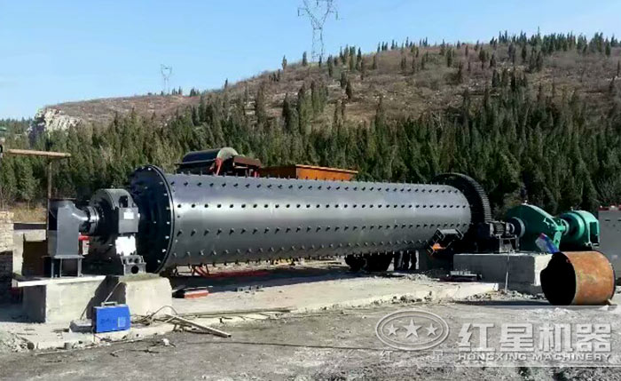 棒磨制沙機工作現場 棒磨制沙機工作現場