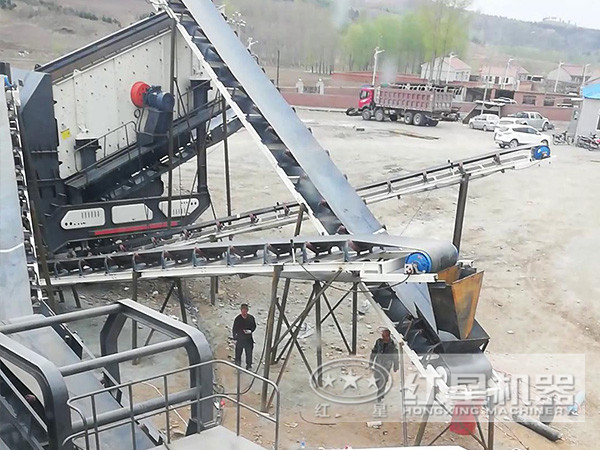 移動式篩沙機現場實拍 移動式篩沙機現場實拍