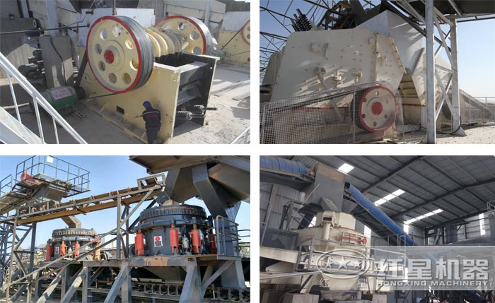 不同型號(hào)的大型石子破碎機(jī)工作現(xiàn)場 不同型號(hào)的大型石子破碎機(jī)工作現(xiàn)場