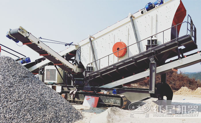 履帶式振動篩沙機 履帶式振動篩沙機