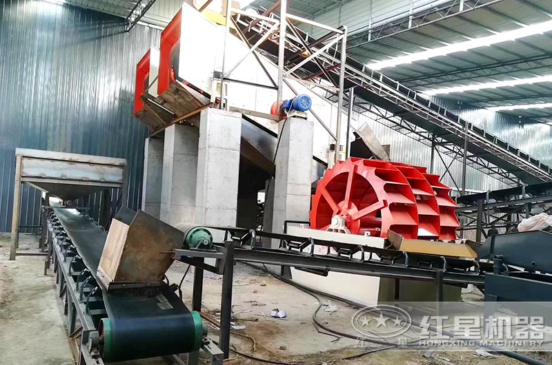 山沙洗砂設備室內生產現場 山沙洗砂設備室內生產現場