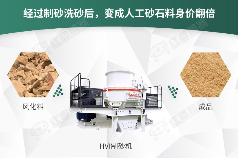風(fēng)化料經(jīng)過(guò)制砂后身價(jià)大漲 風(fēng)化料經(jīng)過(guò)制砂后身價(jià)大漲