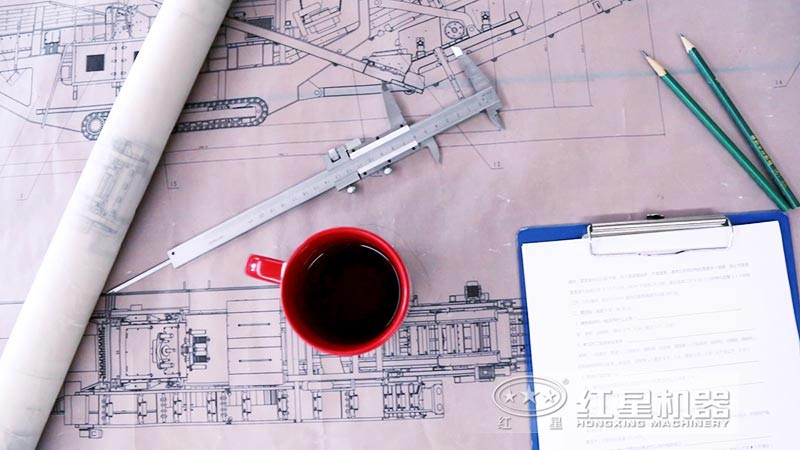 紅星技術師在為用戶設計石灰巖礦開采方案 紅星技術師在為用戶設計石灰巖礦開采方案