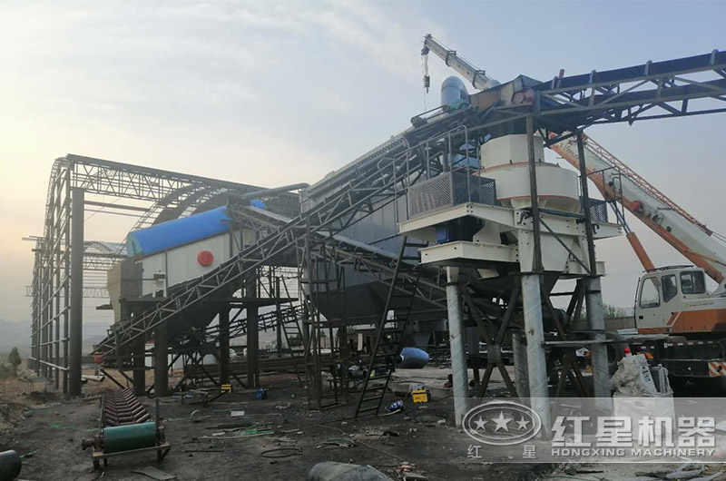 石頭碎沙生產現場 石頭碎沙生產現場