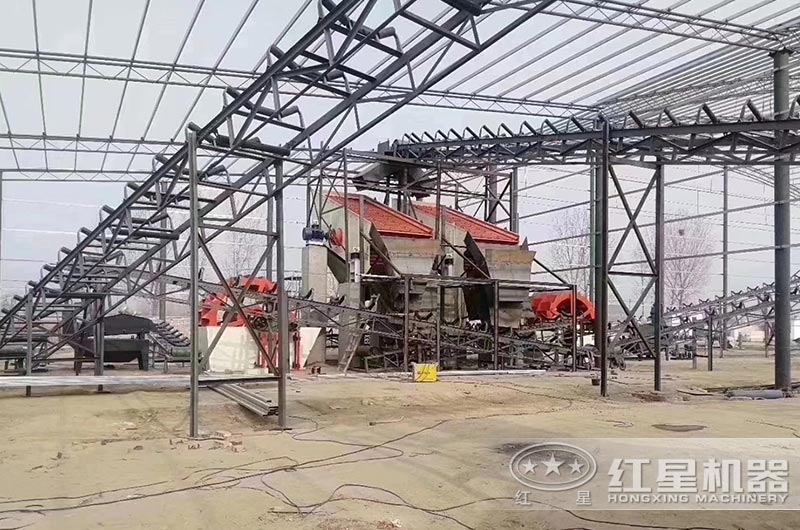 山東室內洗砂生產現場 山東室內洗砂生產現場