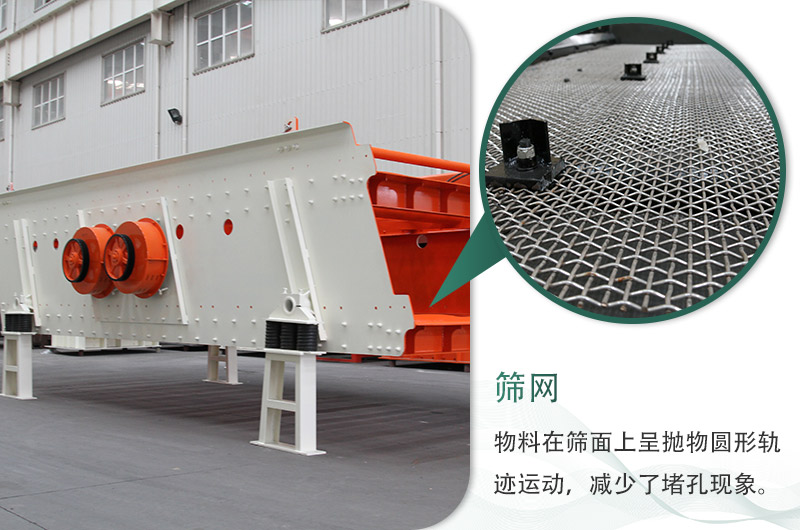 圓形振動篩分設備和篩網細節展示 圓形振動篩分設備和篩網細節展示