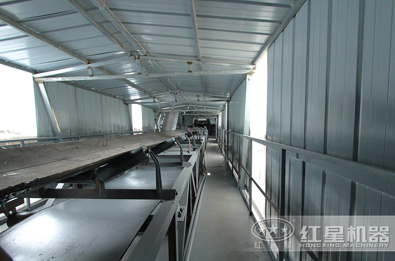 室內封閉生產物料輸送現場 室內封閉生產物料輸送現場