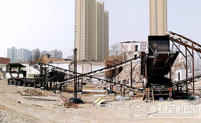 建筑垃圾處理現場 建筑垃圾處理現場