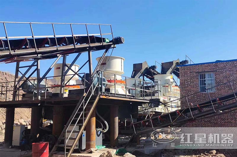 單缸圓錐破碎機加工現場實拍 單缸圓錐破碎機加工現場實拍