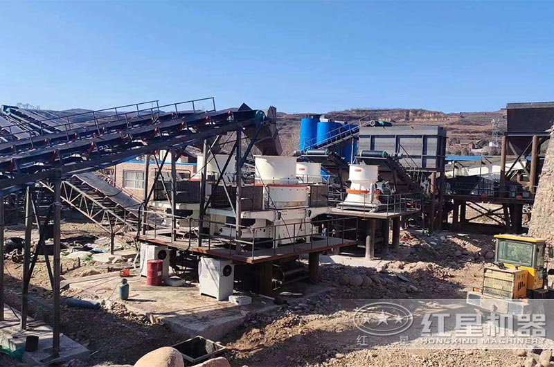 機械式粉碎機處理石料現場 機械式粉碎機處理石料現場