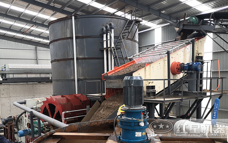 水洗砂生產現場 水洗砂生產現場