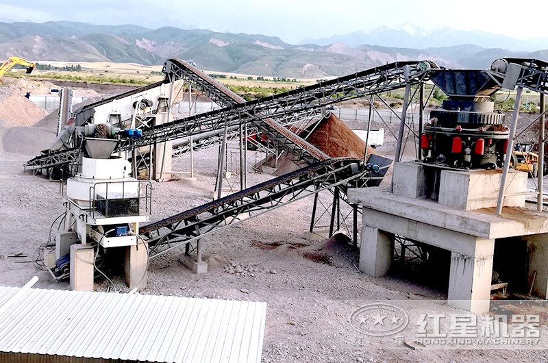 砂石骨料生產線現場 砂石骨料生產線現場