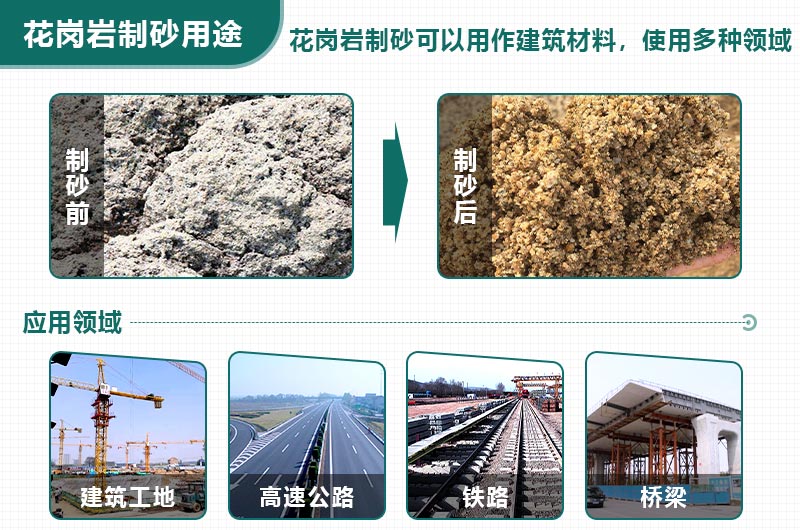 花崗巖制砂用途廣 花崗巖制砂用途廣