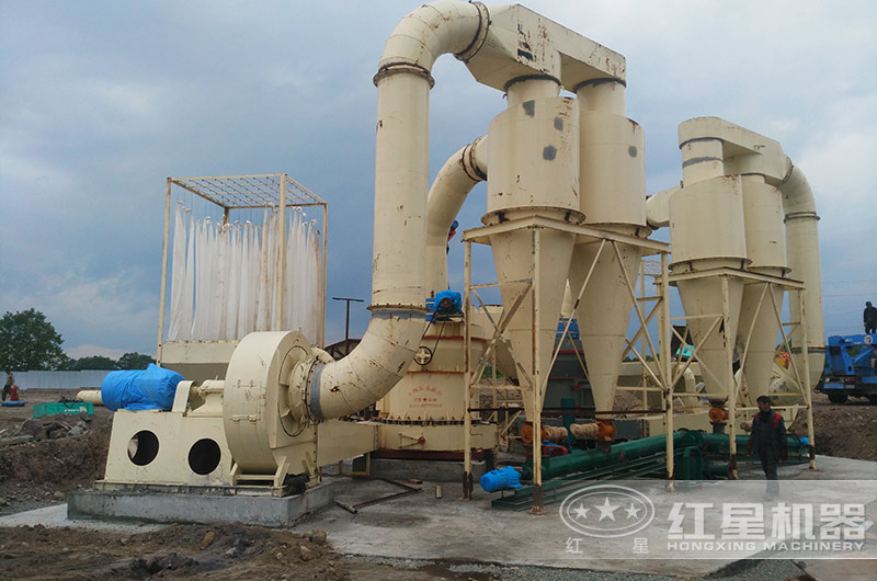 石膏粉生產現場圖 石膏粉生產現場圖