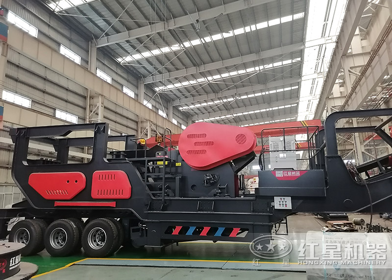 簡易式移動破碎站搭載鄂破 簡易式移動破碎站搭載鄂破