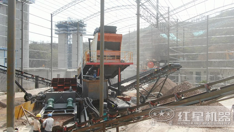 生產機制砂作業現場 生產機制砂作業現場