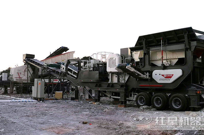 移動碎沙機設備配置的生產線 移動碎沙機設備配置的生產線